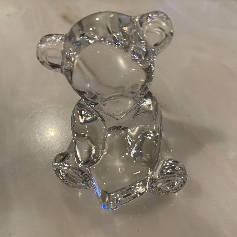 This Abc Teddy Bear Waterford Crystal Figurine collection by Waterford Crystal